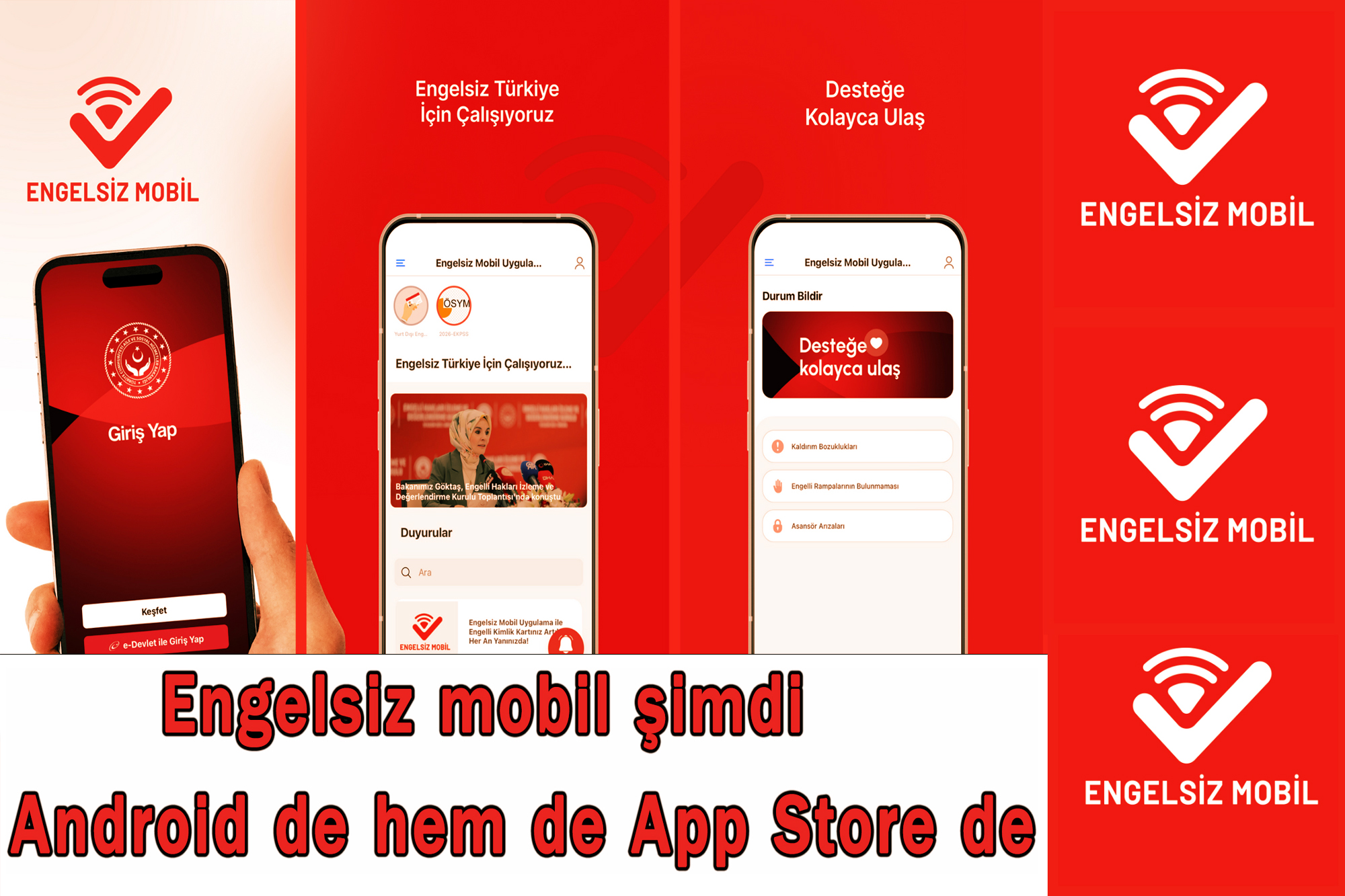 Engelsiz mobil uygulaması